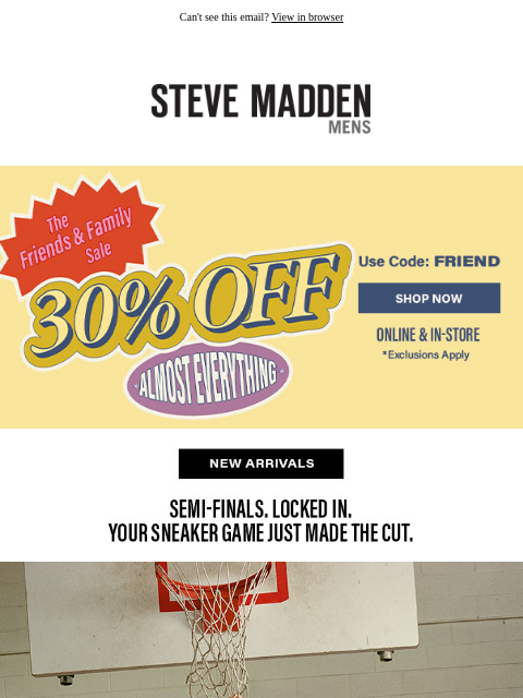 stevemadden newsletter: Bracket-Worthy Kicks