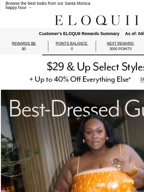 eloquii newsletter: Best-dressed guests (& dresses!) in L.A. 💖