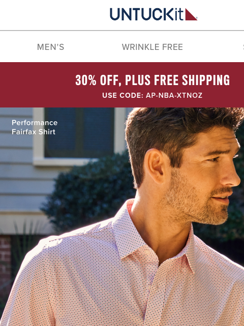 untuckit newsletter: 🐇 Hop Into Spring with 30% Off Your Event-Ready L...