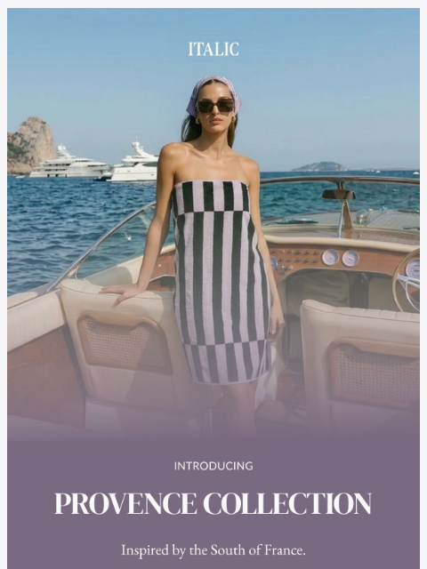 italic newsletter: Introducing: The Provence Collection