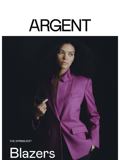 argentwork newsletter: Just In | The Spring Blazer Edit