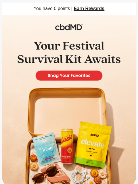 cbdmd newsletter: Ready for Festival Season? We Are