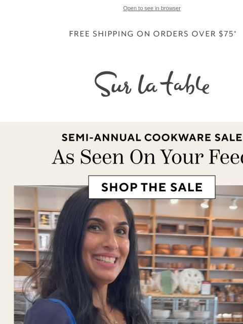 surlatable newsletter: The Cookware Everyone's Talking About (Is On Sale)