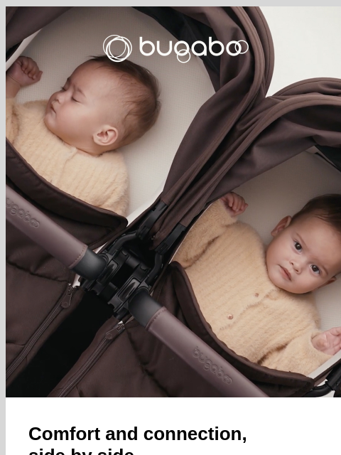 bugaboo newsletter: The convertible side by side stroller