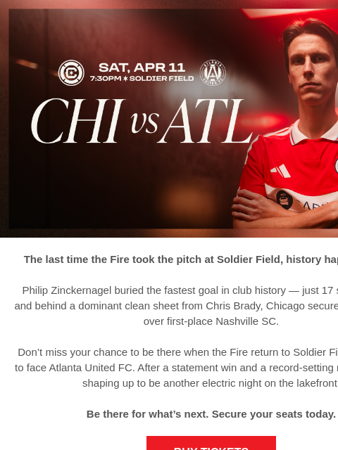 chicagofirefc newsletter: 👀 Fastest Goal in Club History - See What Comes N...
