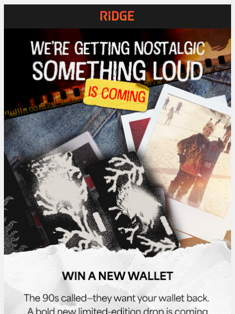 ridge newsletter: Something Loud Is Coming