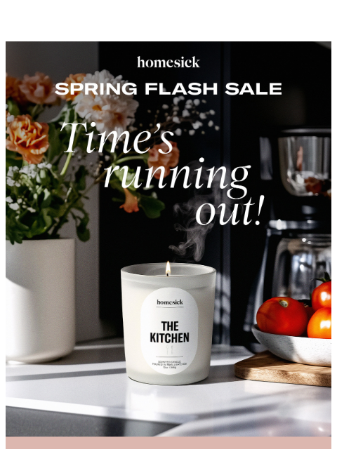 homesick newsletter: 20% off is almost over...