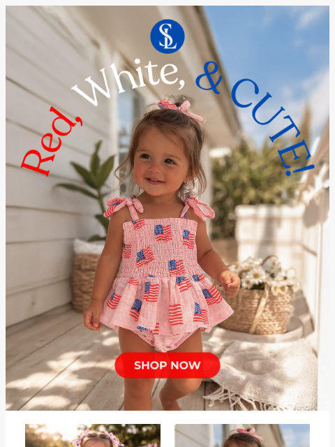 spearmintlove newsletter: Red, White, & CUTE! ❤️💙