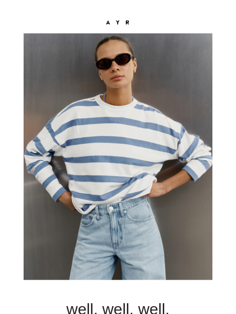 ayr newsletter: ok finally. THE sold-out tee is back.