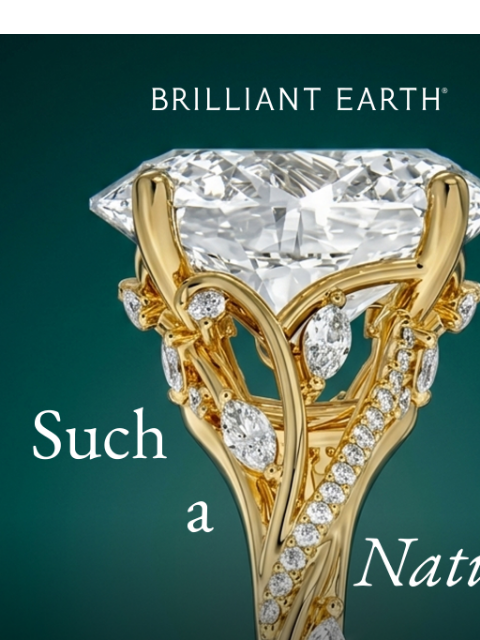 brilliantearth newsletter: New nature-inspired engagement rings for spring