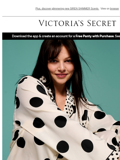 victoriassecret newsletter: It's PJ Day—Celebrate With NEW Styles