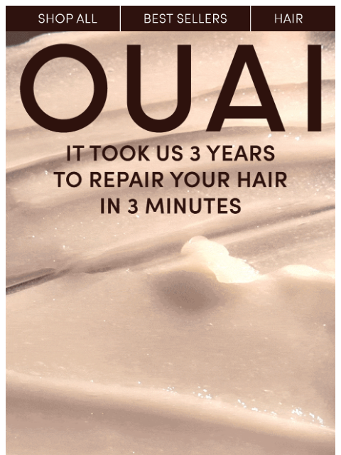 theouai newsletter: BTS of Bond Repair Balm