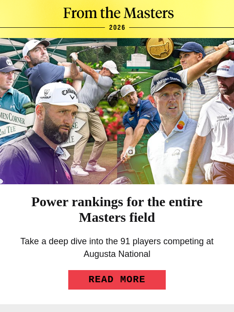 golfdigest newsletter: Augusta National's secret unbuilt hole