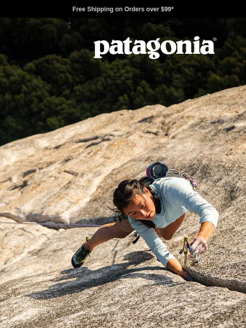 patagonia newsletter: Breathable tech tees that won’t leave you sticky