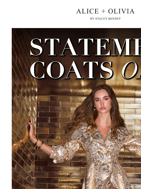 aliceandolivia newsletter: Springs Coat Couture!
