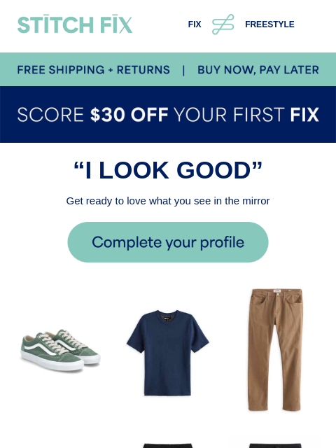 stitchfix newsletter: Hey 👋…this is a huge deal