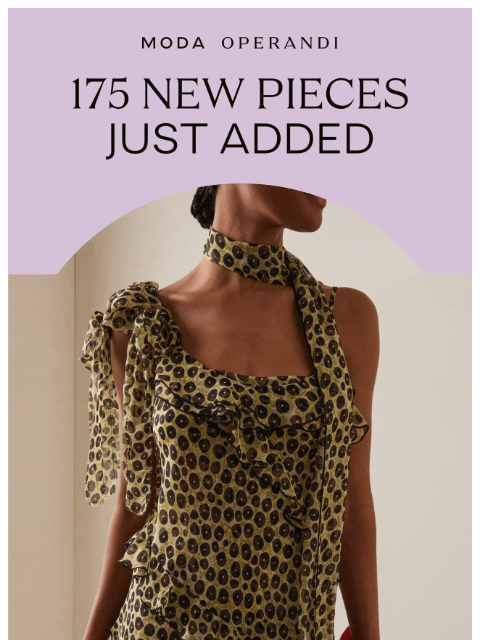 modaoperandi newsletter: NEW this week