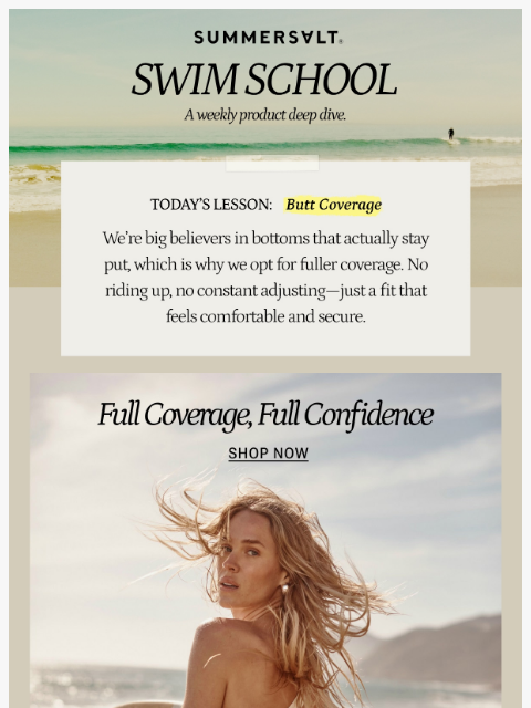 summersalt newsletter: Let’s Talk Butt Coverage