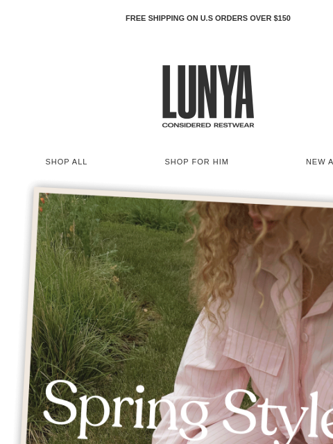 lunya newsletter: Spring at Play