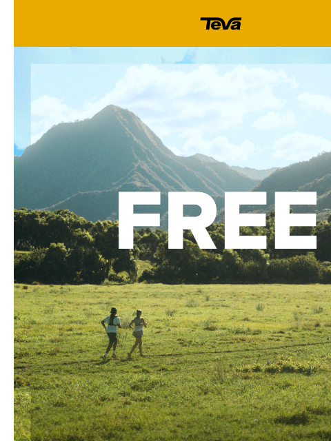 teva newsletter: 2 days only! Free Expedited Shipping on $125+ Orde...