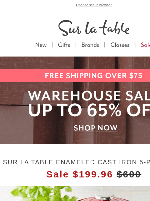 $400 off our exclusive SLT enameled cast iron set, $150 off Le Creuset Sauteuse, Staub price drops and more. ‌ ‌ ‌ ‌ ‌ ‌ ‌ ‌ ‌ ‌ ‌ ‌ ‌ ‌ ‌ ‌ ‌ ‌ ‌ ‌ ‌ ‌ ‌ ‌ ‌ ‌ ‌ ‌ ‌ ‌ ‌ ‌ ‌ ‌ ‌ ‌ ‌ ‌ ‌ ‌ ‌ ‌ ‌ ‌ ‌ ‌