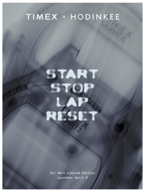 hodinkee newsletter: Coming Soon: TIMEX × Hodinkee