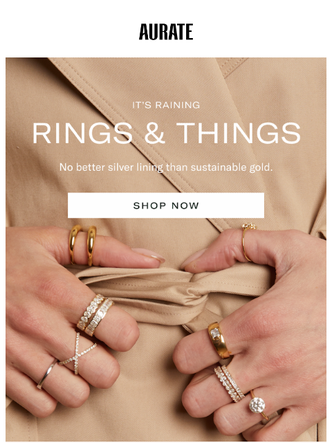 auratenewyork newsletter: Forecast: 60% Chance of Rain