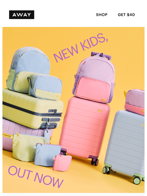 awaytravel newsletter: Just in: new Kids Collection