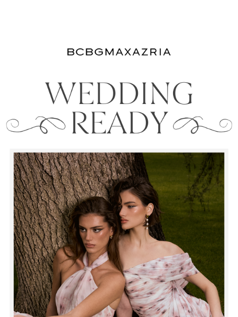 bcbg newsletter: Black Tie, Spring Edition