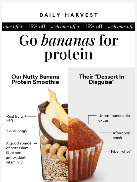 daily-harvest newsletter: Meet the better banana option