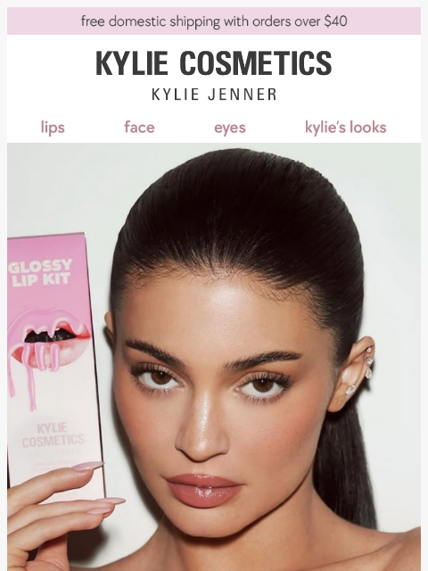 kyliecosmetics newsletter: 2 steps to the perfect glossy lip 💋
