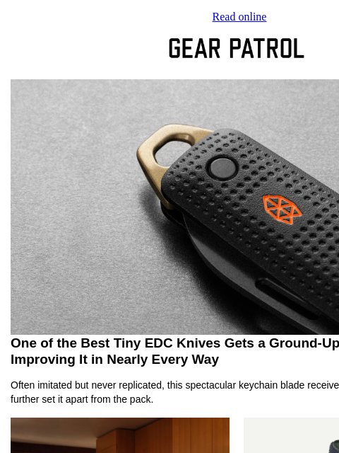 gearpatrol newsletter: A Top Tiny EDC Knife Just Got Better