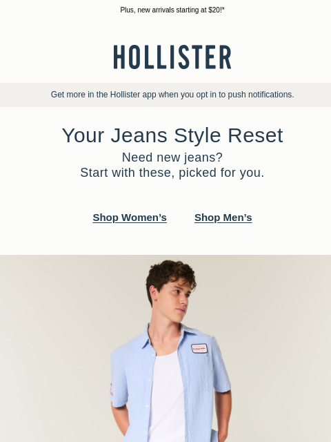 hollisterco newsletter: Your new favorite jeans 👖
