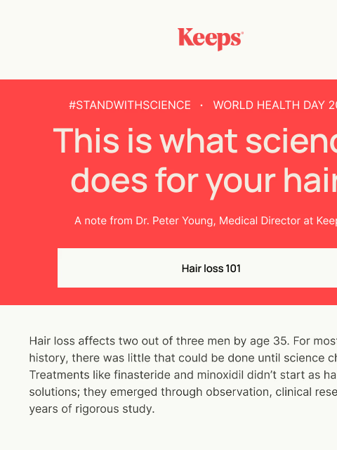 keeps newsletter: BEHIND THE SCIENCE