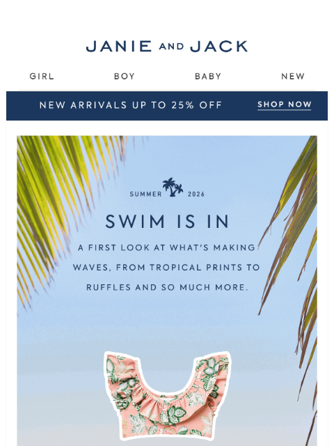 janieandjack newsletter: Ready to make waves?