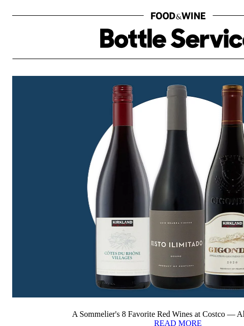 foodandwine newsletter: 8 Costco Red Wines That Are Sommelier-Approved
