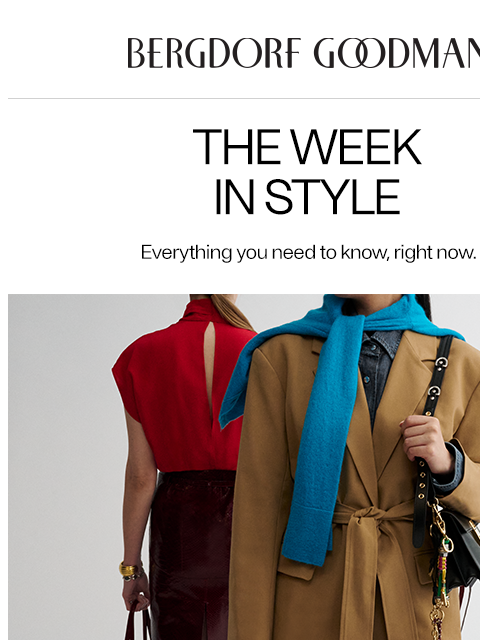 bergdorfgoodman newsletter: The Week In Style: Color Theory