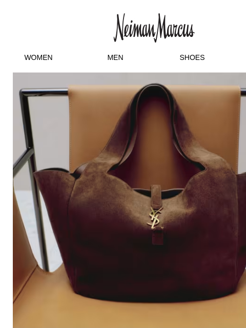 neimanmarcus newsletter: Saint Laurent’s totally chic totes