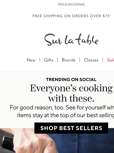 surlatable newsletter: The internet is obsessed. We get it.