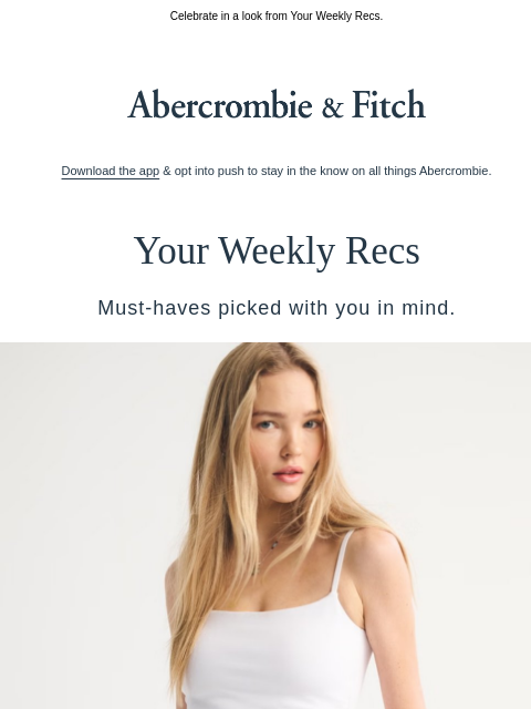 abercrombie newsletter: There's better weather ahead.