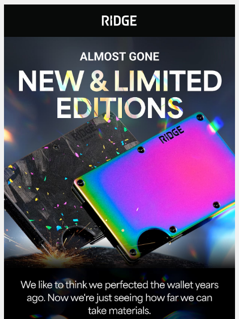 ridge newsletter: How Far Can We Take Materials?