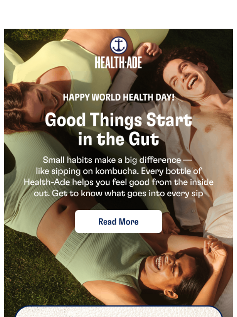 health-ade newsletter: This is your sign to take care of you 🌎