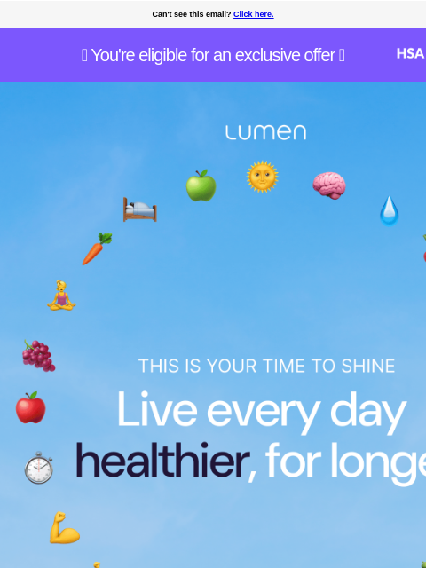 lumen newsletter: The missing piece in your health