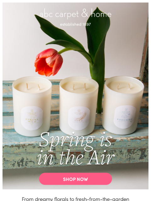 abchome newsletter: The Scents of Spring