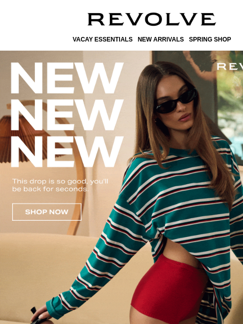 revolve newsletter: ALL THINGS NEW