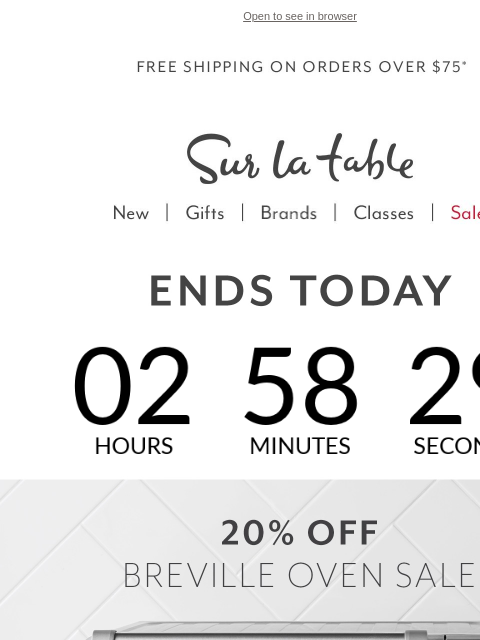 Don't miss the year's best prices on top-rated ovens + final hours of the Warehouse sale. ‌ ‌ ‌ ‌ ‌ ‌ ‌ ‌ ‌ ‌ ‌ ‌ ‌ ‌ ‌ ‌ ‌ ‌ ‌ ‌ ‌ ‌ ‌ ‌ ‌ ‌ ‌ ‌ ‌ ‌ ‌ ‌ ‌ ‌ ‌ ‌ ‌ ‌ ‌ ‌ ‌ ‌ ‌ ‌ ‌ ‌ ‌ ‌ ‌ ‌ ‌ ‌