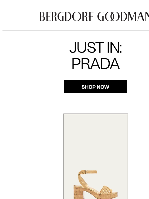 bergdorfgoodman newsletter: The Drop: Prada