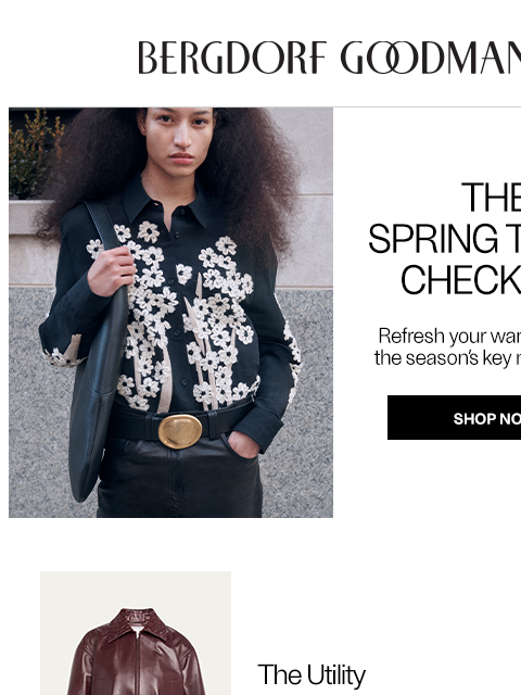 bergdorfgoodman newsletter: The Spring Trend Checklist