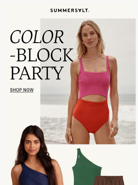 summersalt newsletter: These Colors Together 👀