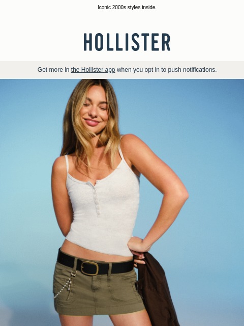 hollisterco newsletter: Our summer vault release just dropped.